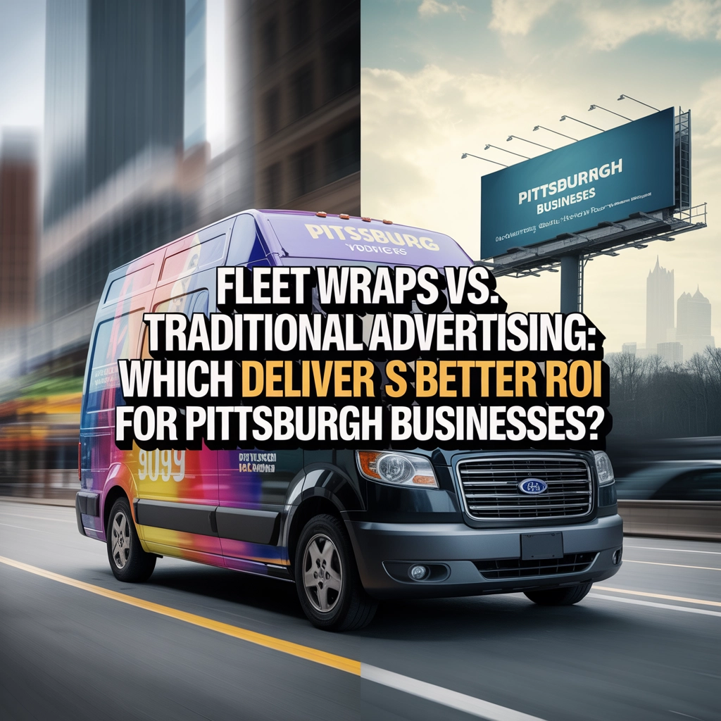 Fleet Wraps Vs. Traditional Advertising: Which Delivers Better ROI for Pittsburgh Businesses?