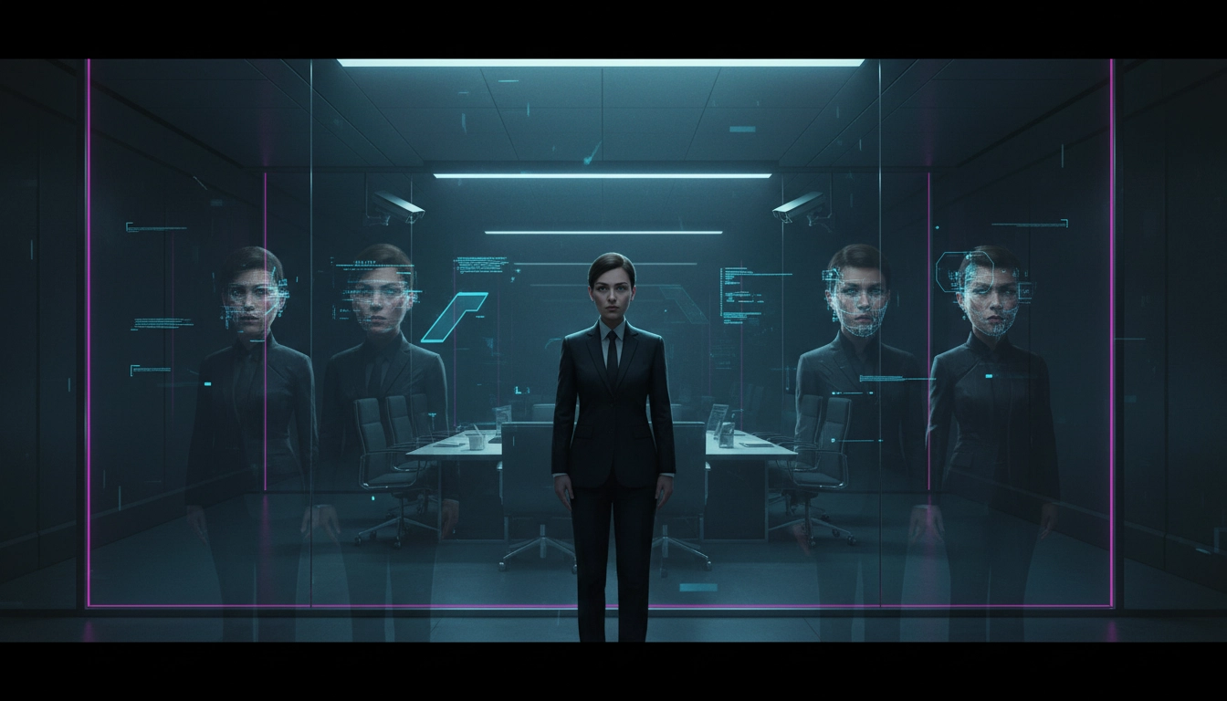 Corporate Mirror: Fractured Identity Under Surveillance