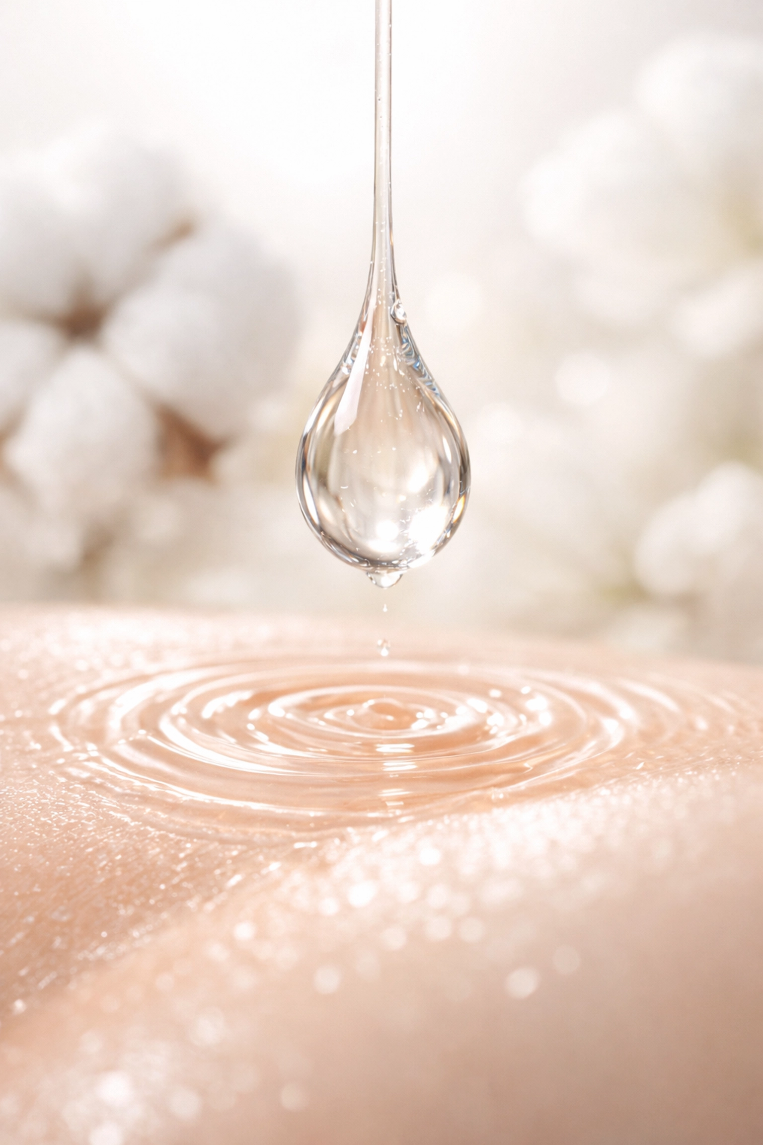 Organic serum with lactobacillus ferment creating dewy, hydrated skin