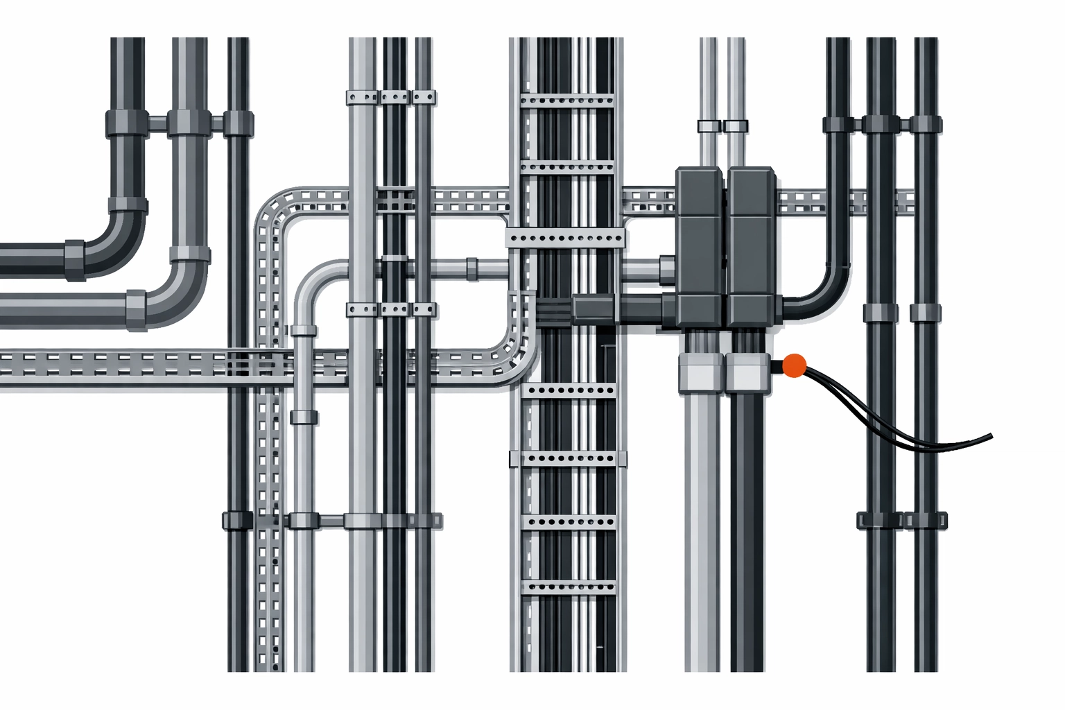 Professionelle Steigleitungen und Kabelkanäle für Elektroinstallationen in NÖ.