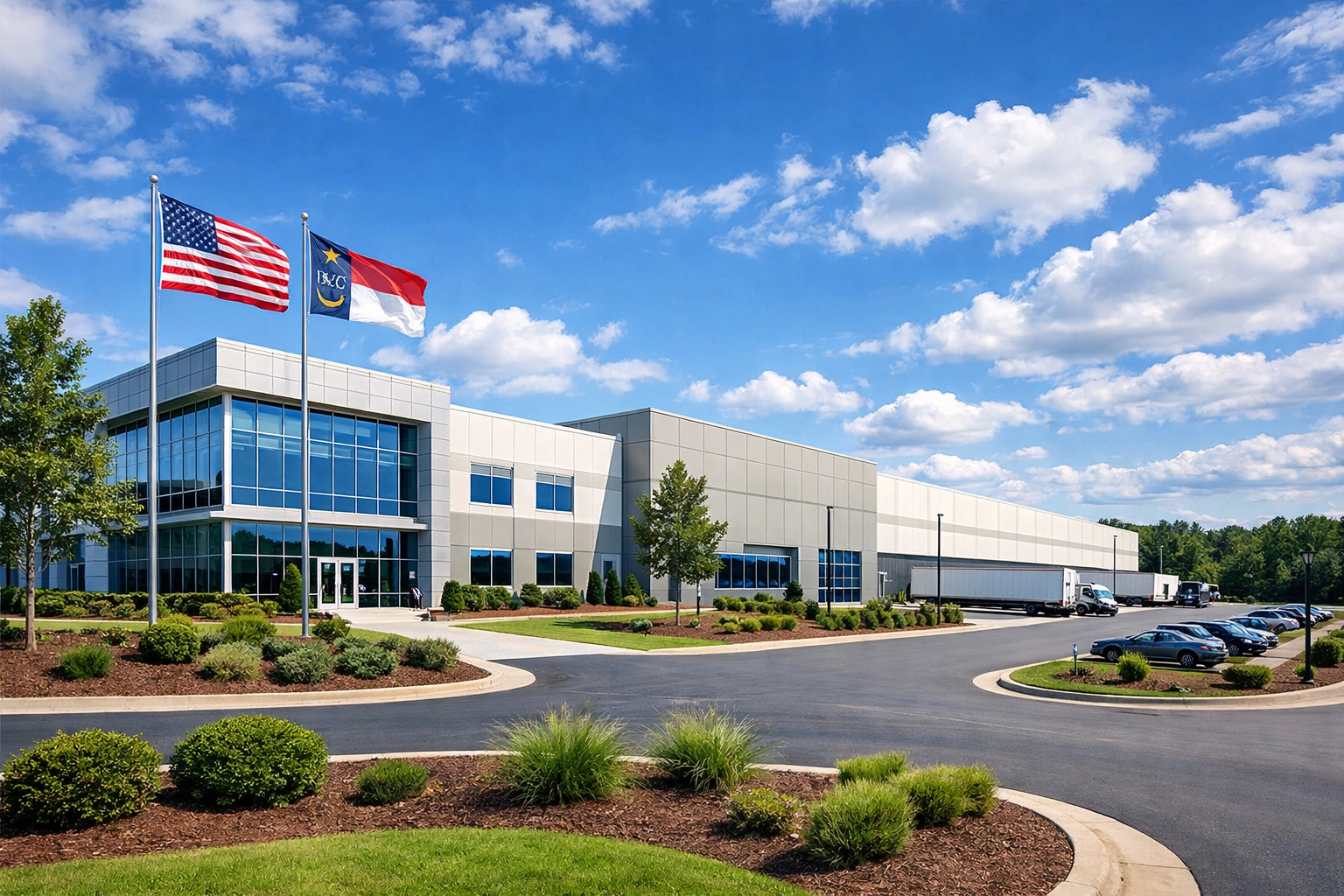 North Carolina commercial property representing strong state economy for business sales