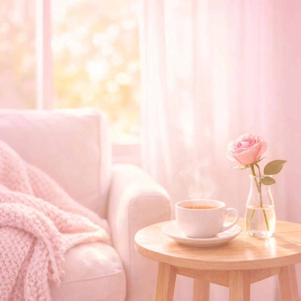 A serene living space representing safe domestic violence housing assistance and a fresh start.