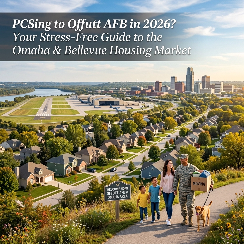 [HERO] PCSing to Offutt AFB in 2026? Your Stress-Free Guide to the Omaha & Bellevue Housing Market