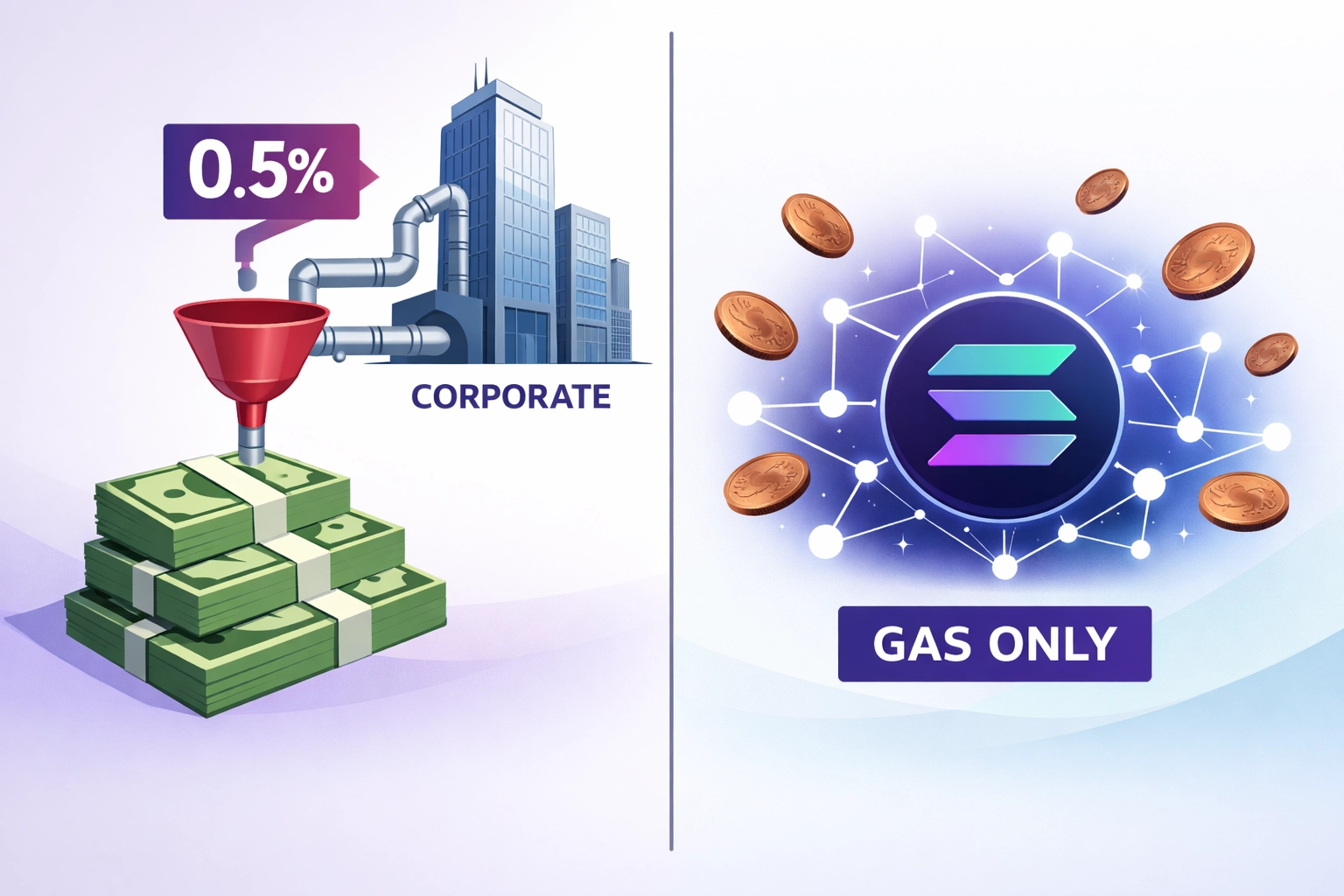 Zero platform fees comparison: Larecoin gas-only model vs NOWPayments transaction fees for merchants