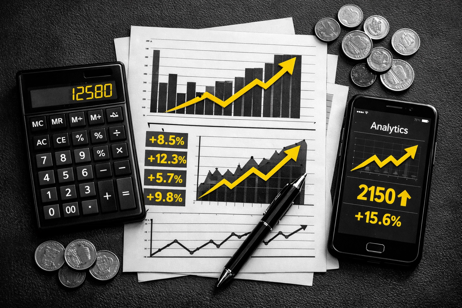 Business growth metrics showing ROI from AI marketing investment in Bunbury