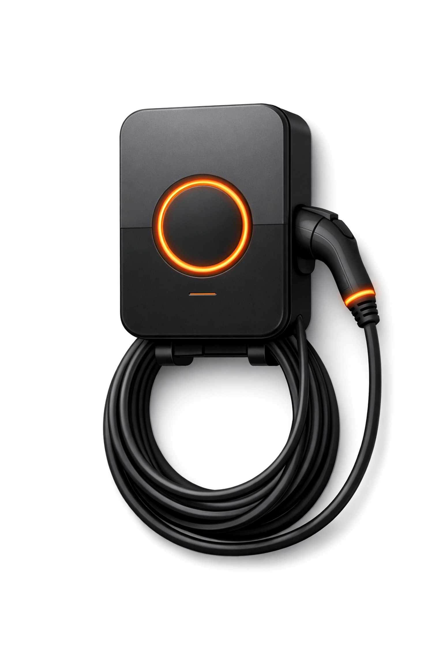 Wallbox Ladestation für E-Autos als Abschluss einer modernen Elektroinstallation.