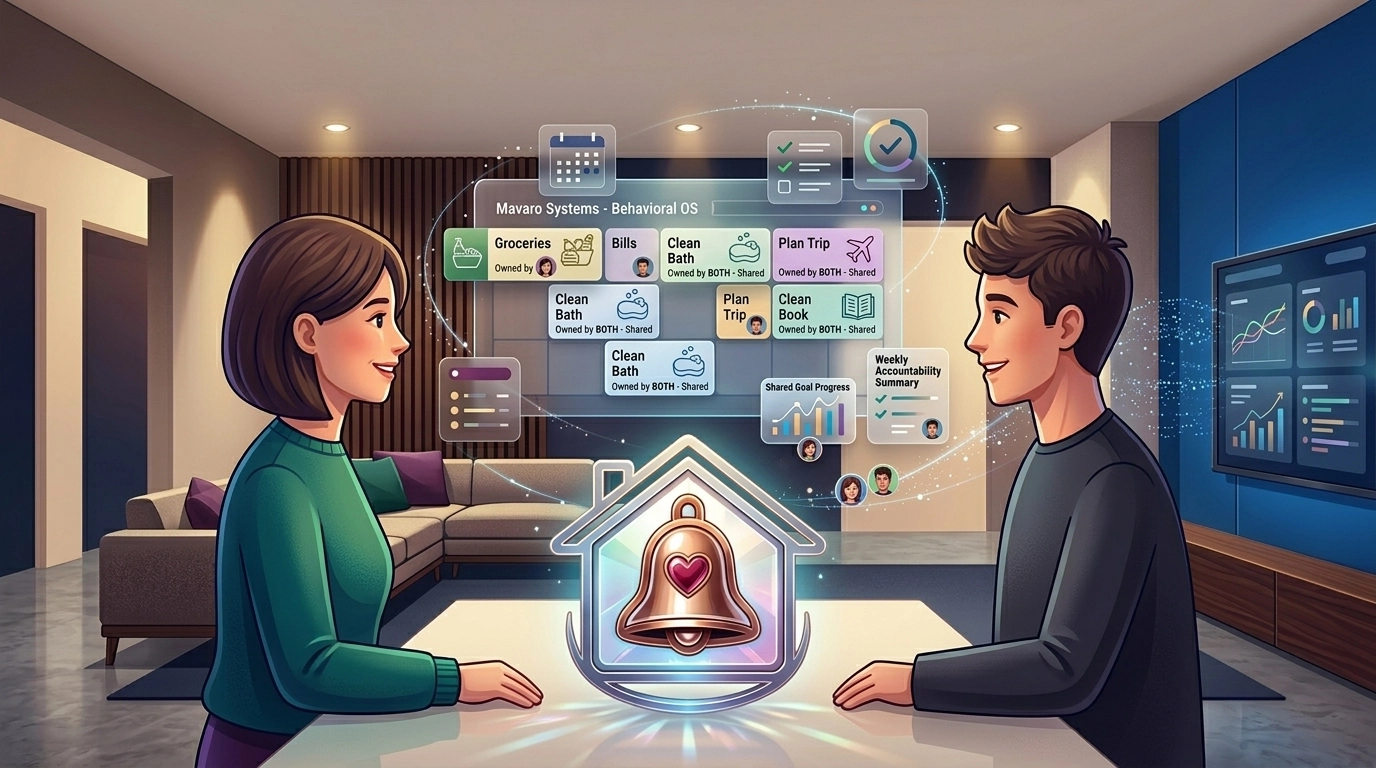 Shared household coordination in the Mavaro Systems - Behavioral OS