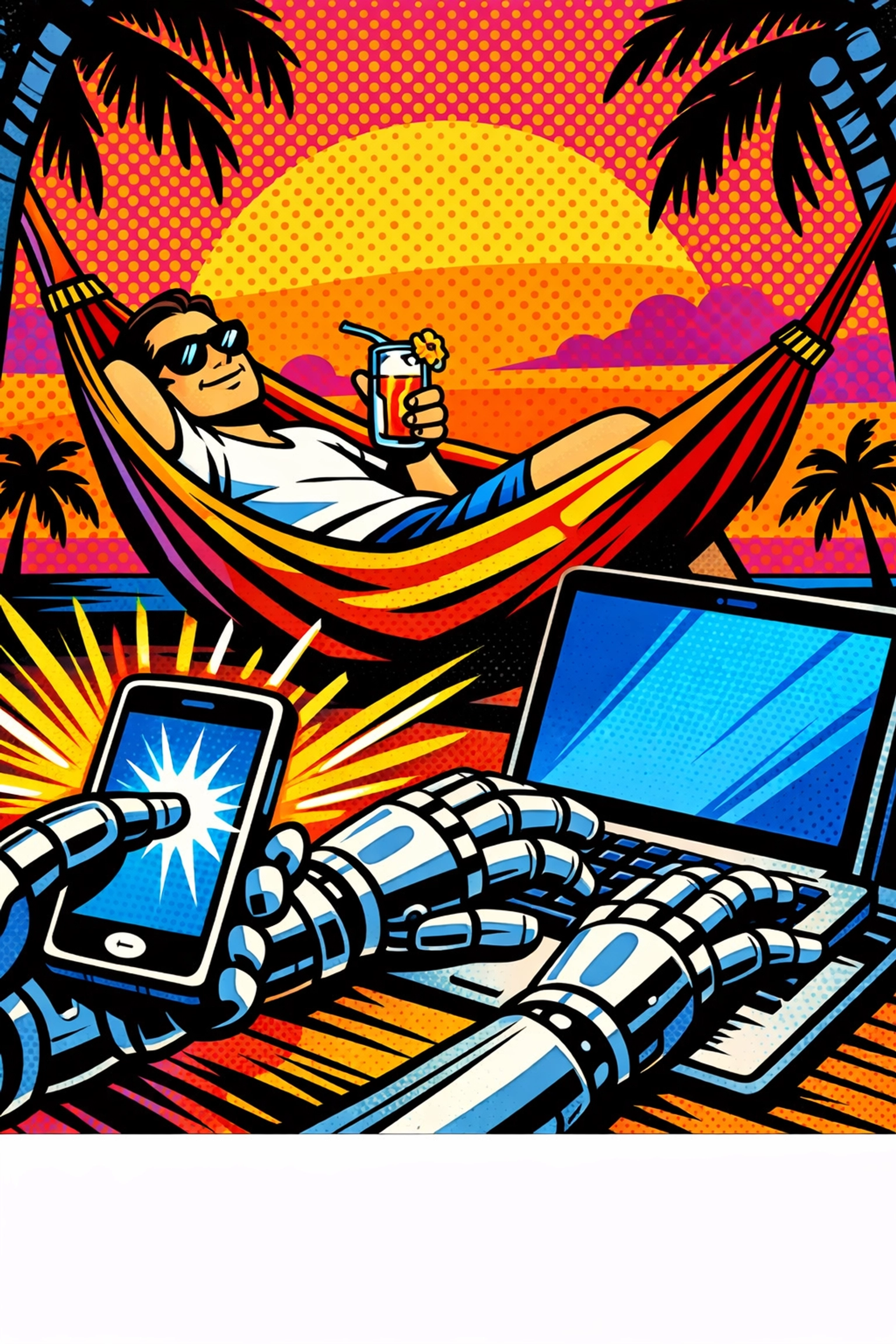 Robot arm schedules social posts while you relax, a workflow automation hack for small businesses