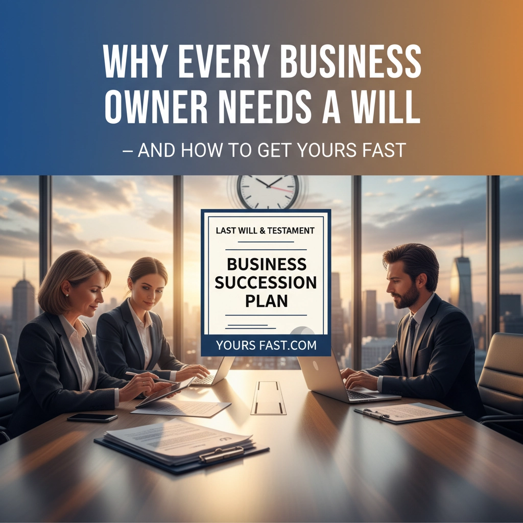 Why Every Business Owner Needs a Will, And How to Get Yours Fast