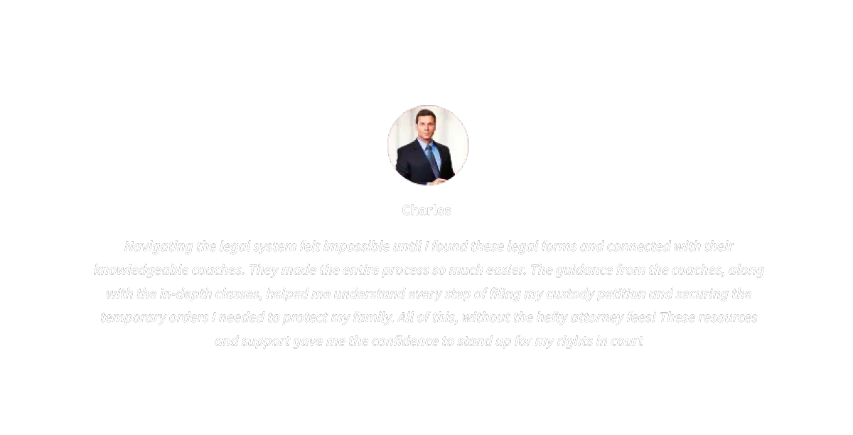 Charles testimonial for ProSe Coach and Court Motion Templates