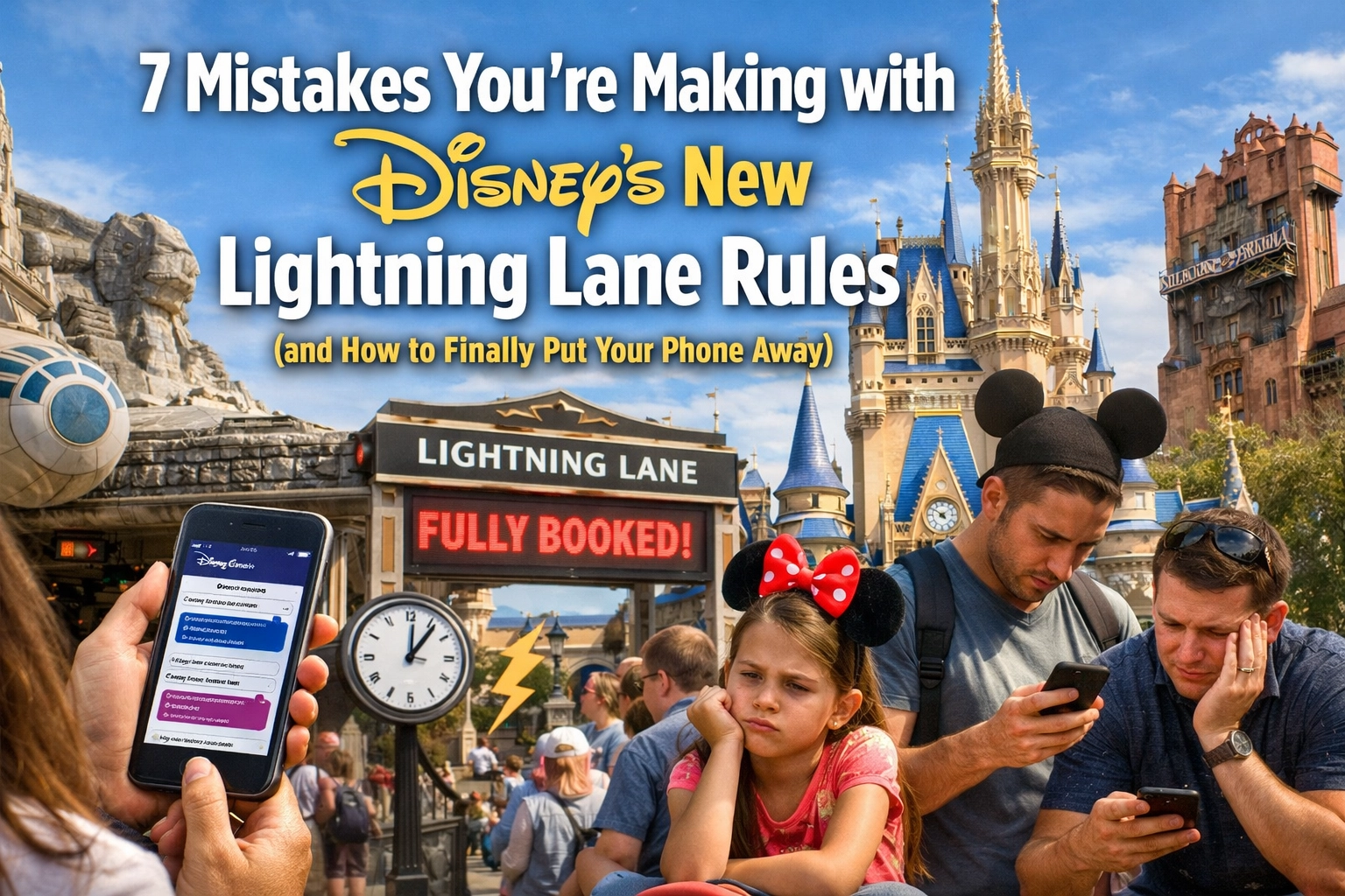 [HERO] 7 Mistakes You’re Making with Disney’s New Lightning Lane Rules (and How to Finally Put Your Phone Away)