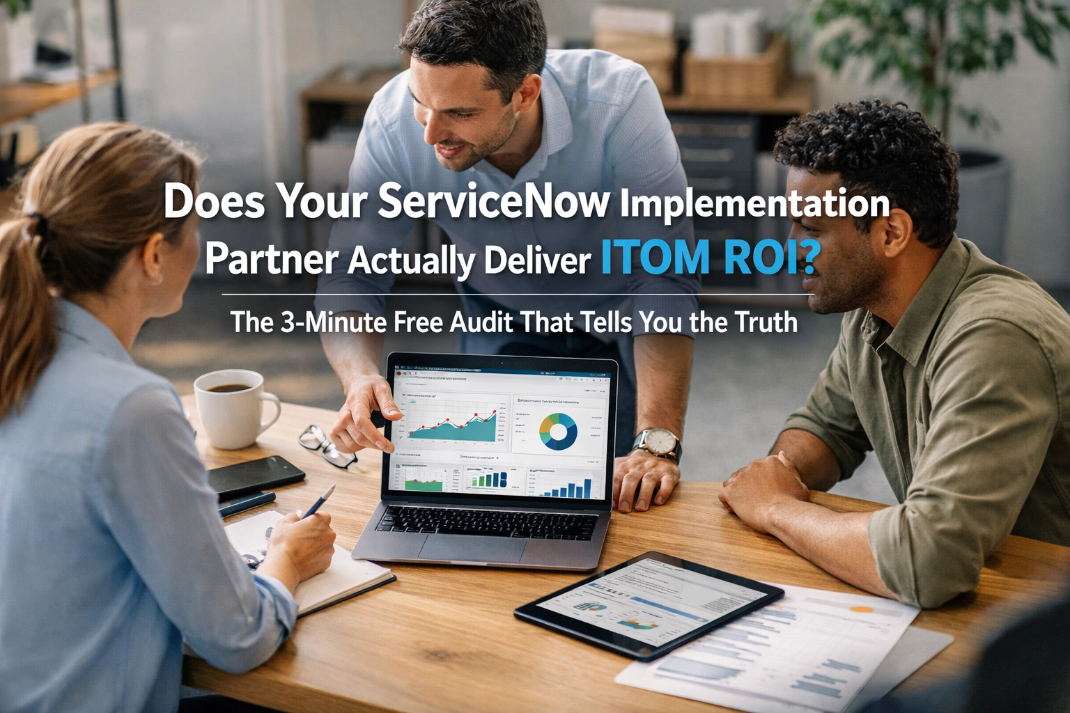 [HERO] Does Your ServiceNow Implementation Partner Actually Deliver ITOM ROI? The 3-Minute Free Audit That Tells You the Truth