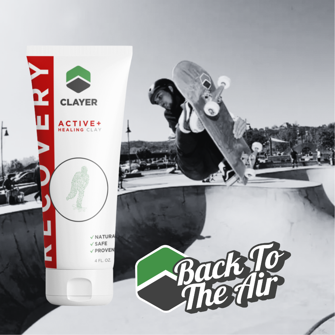 CLAYER Active+ Healing Clay Skatepark Scene