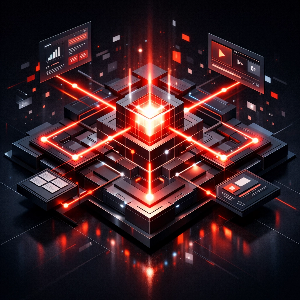 Structured content architecture showing interconnected nodes optimized for AI retrieval