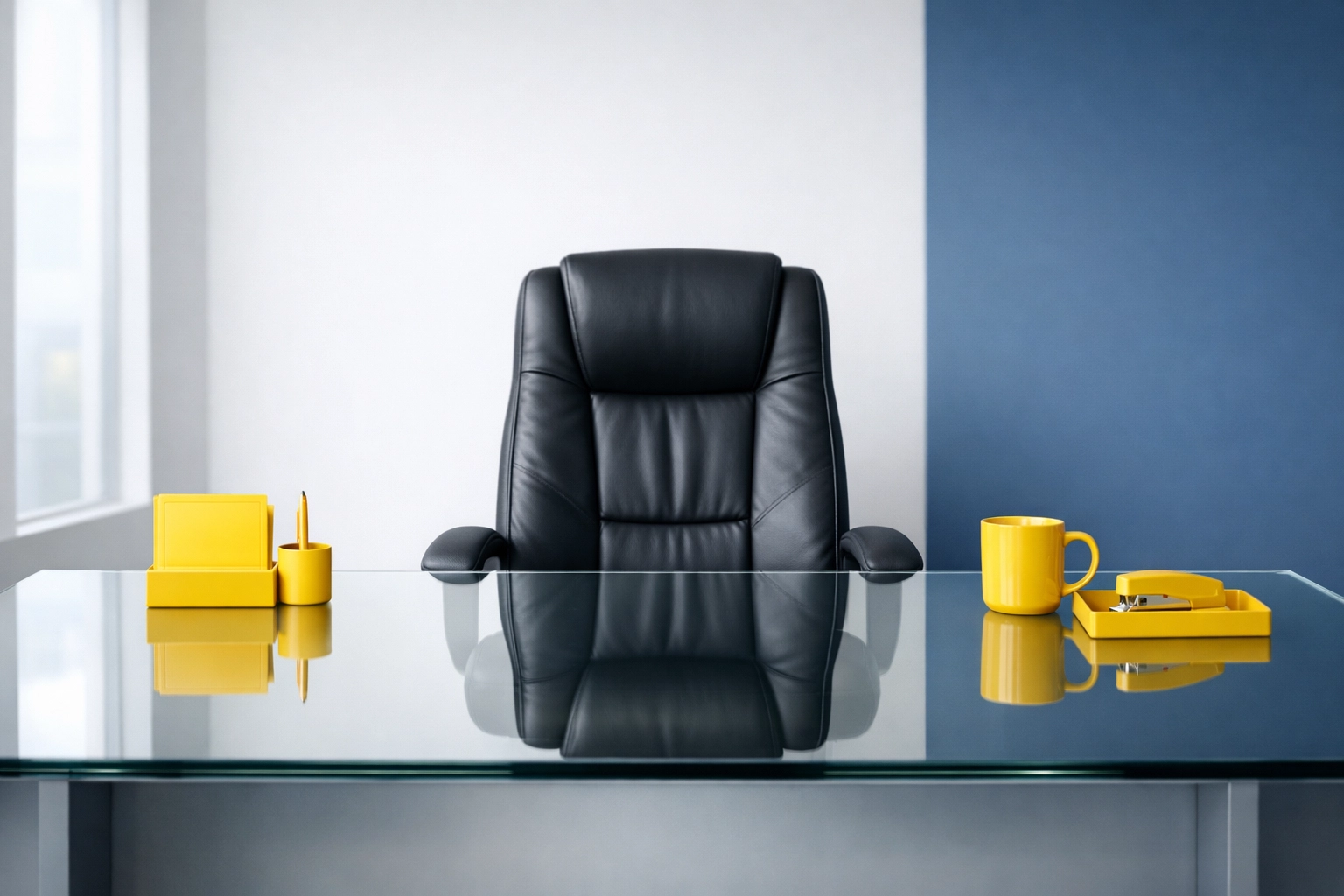 Spotless modern office space in Westborough after a professional office cleaning service.