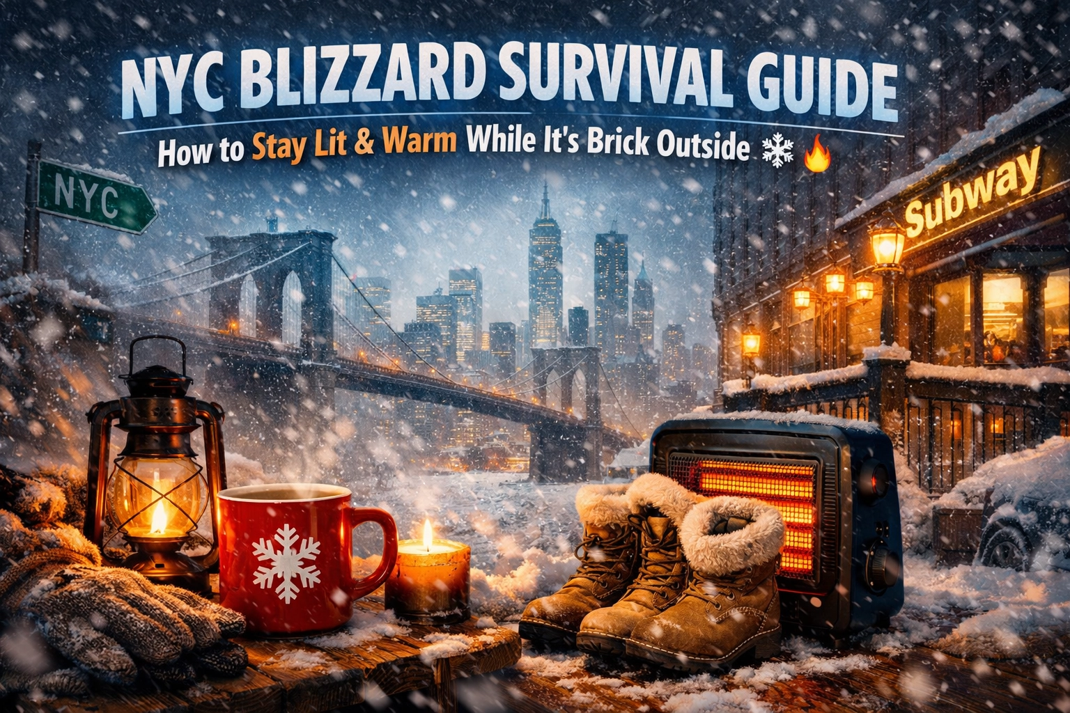 [HERO] NYC Blizzard Survival Guide: How to Stay Lit & Warm While It