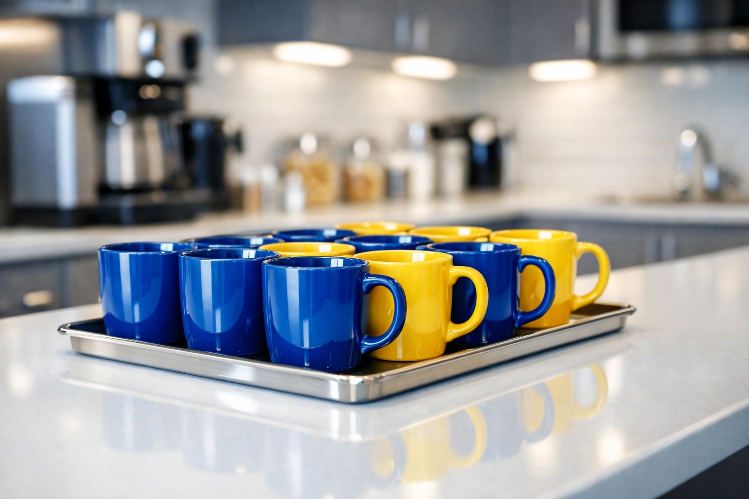 Sanitized and organized corporate breakroom in Wellesley demonstrating premier commercial cleaning standards.