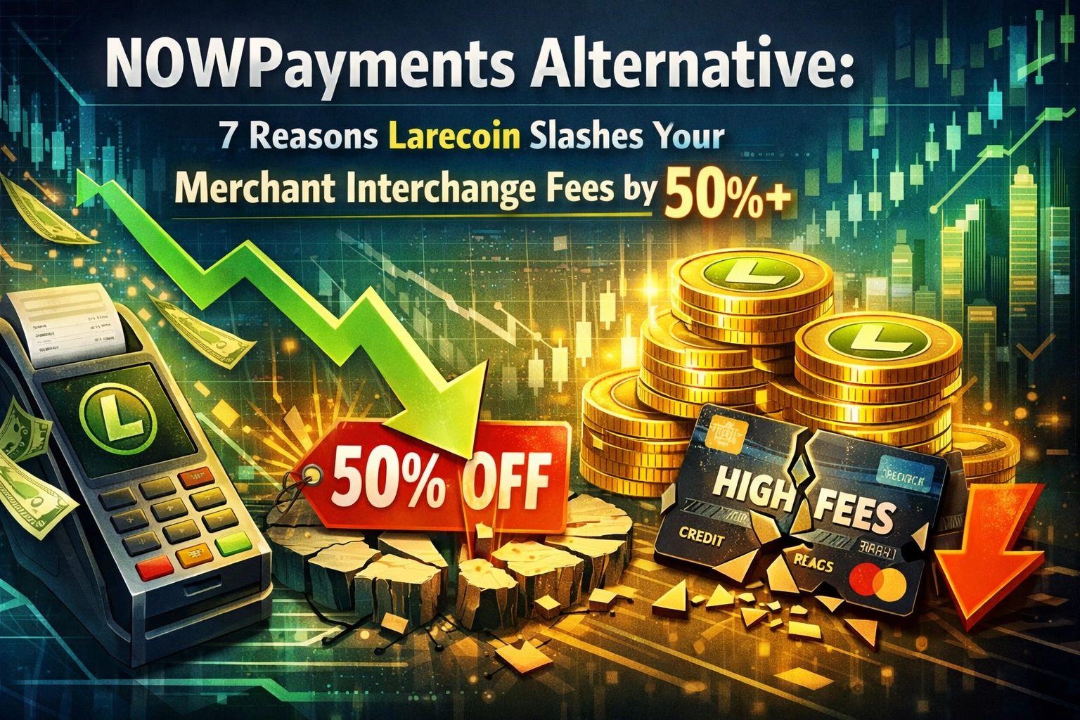 [HERO] NOWPayments Alternative: 7 Reasons Larecoin Slashes Your Merchant Interchange Fees by 50%+