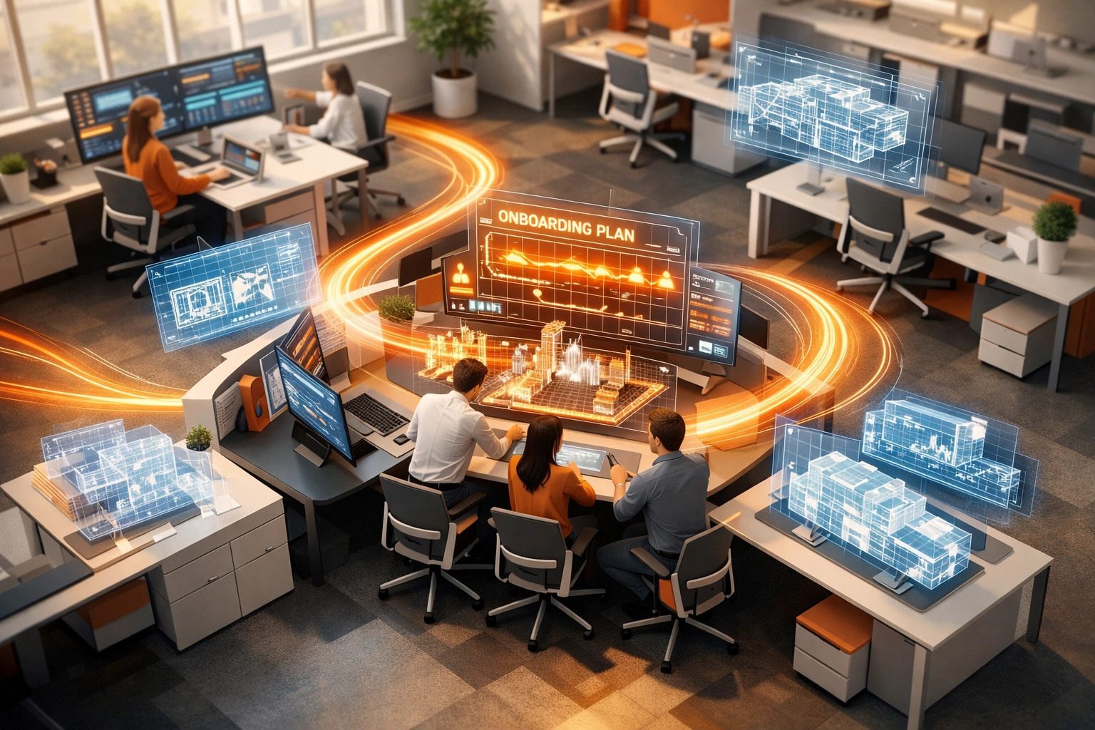 ServiceNow implementation onboarding workspace with knowledge transfer and project planning