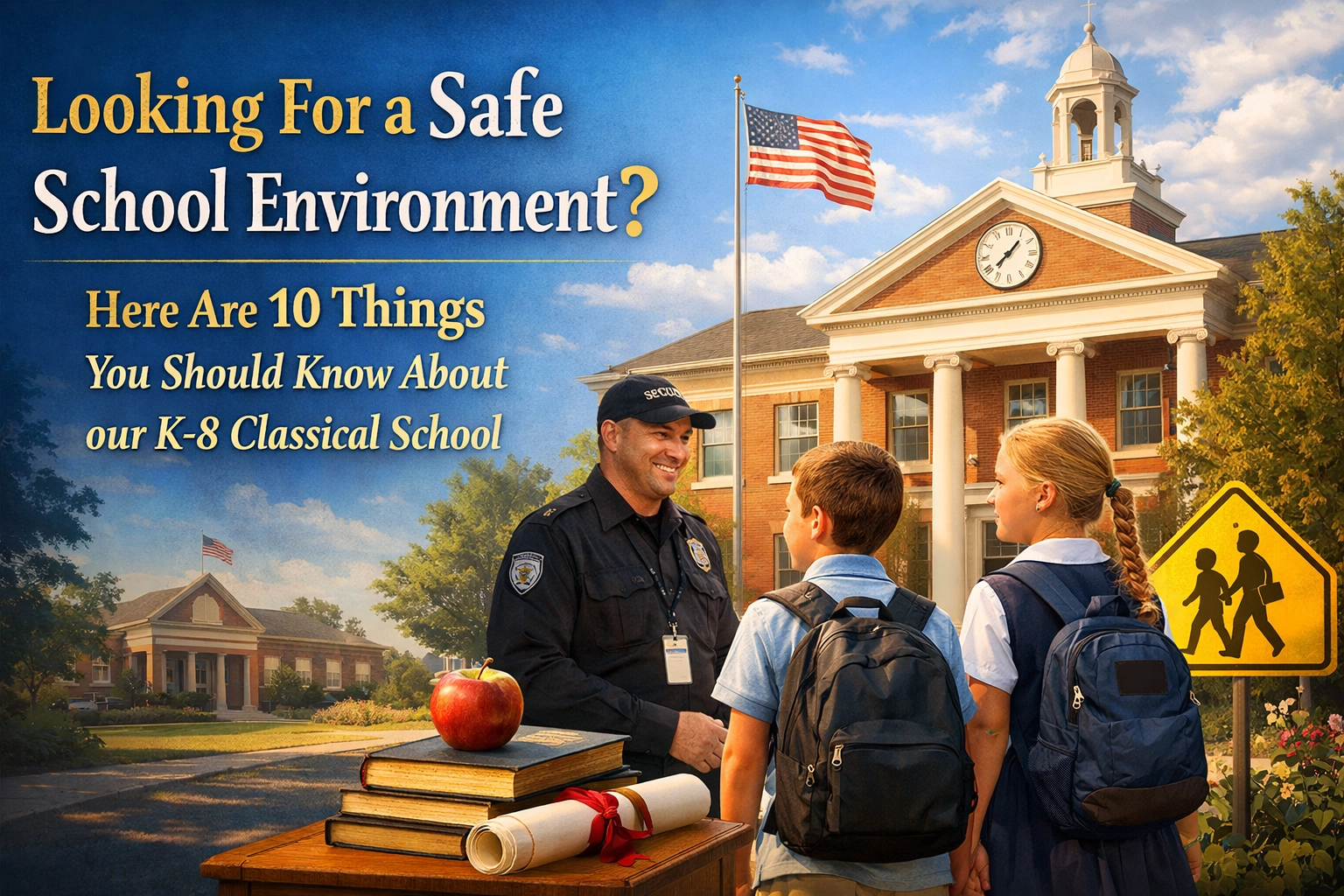 [HERO] Looking For a Safe School Environment? Here Are 10 Things You Should Know About our K-8 Classical School