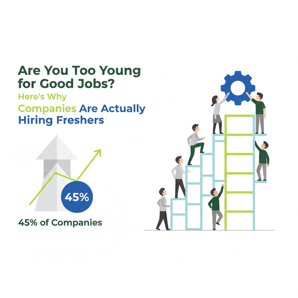 Are You Too Young for Good Jobs? Here's Why 45% of Companies Are Actually Hiring Freshers