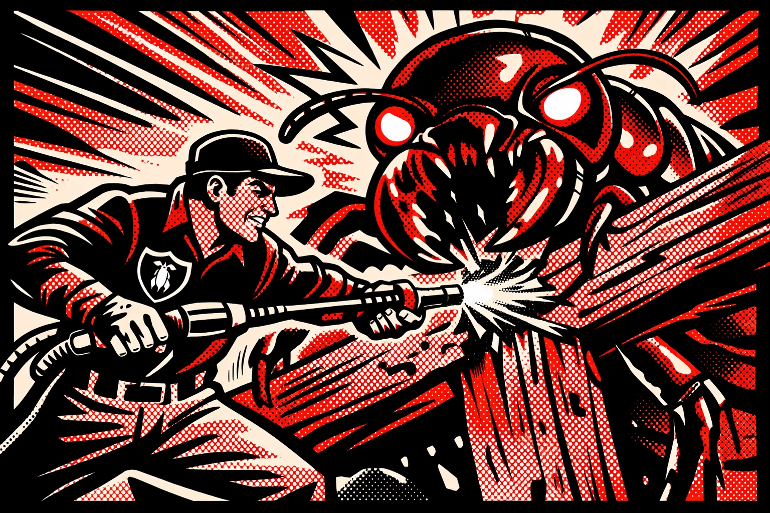 Pest X technician stopping termites during peak spring termite season in Birmingham