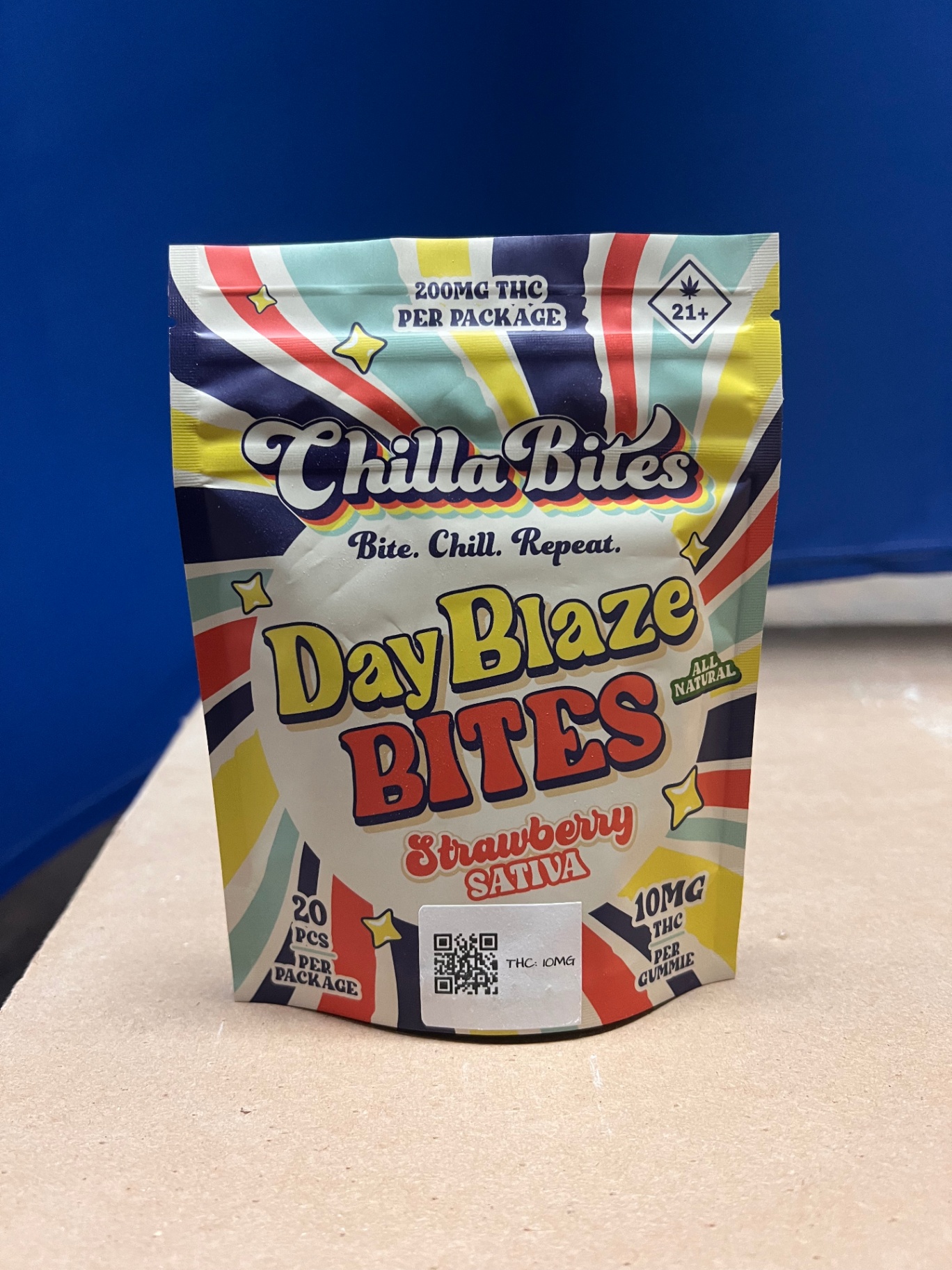 ChillaBites DayBlaze Bites Strawberry Sativa