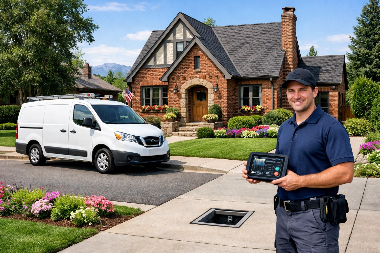 Trenchless sewer repair in Denver with no digging or lawn damage using professional equipment.