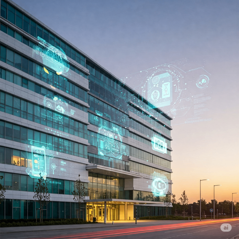 Modern Office Data Facade