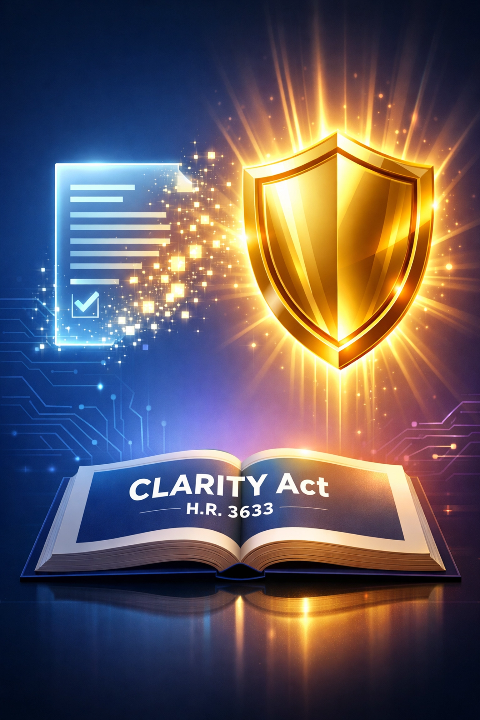 CLARITY Act H.R. 3633 providing regulatory protection for Larecoin digital commodity status