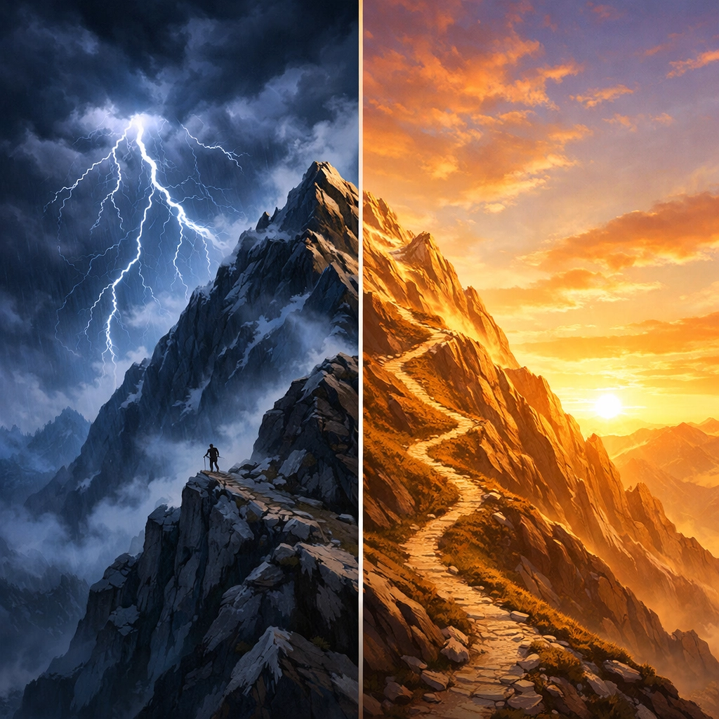 Mountain symbolizing high-risk high-reward nature of alternative asset investing