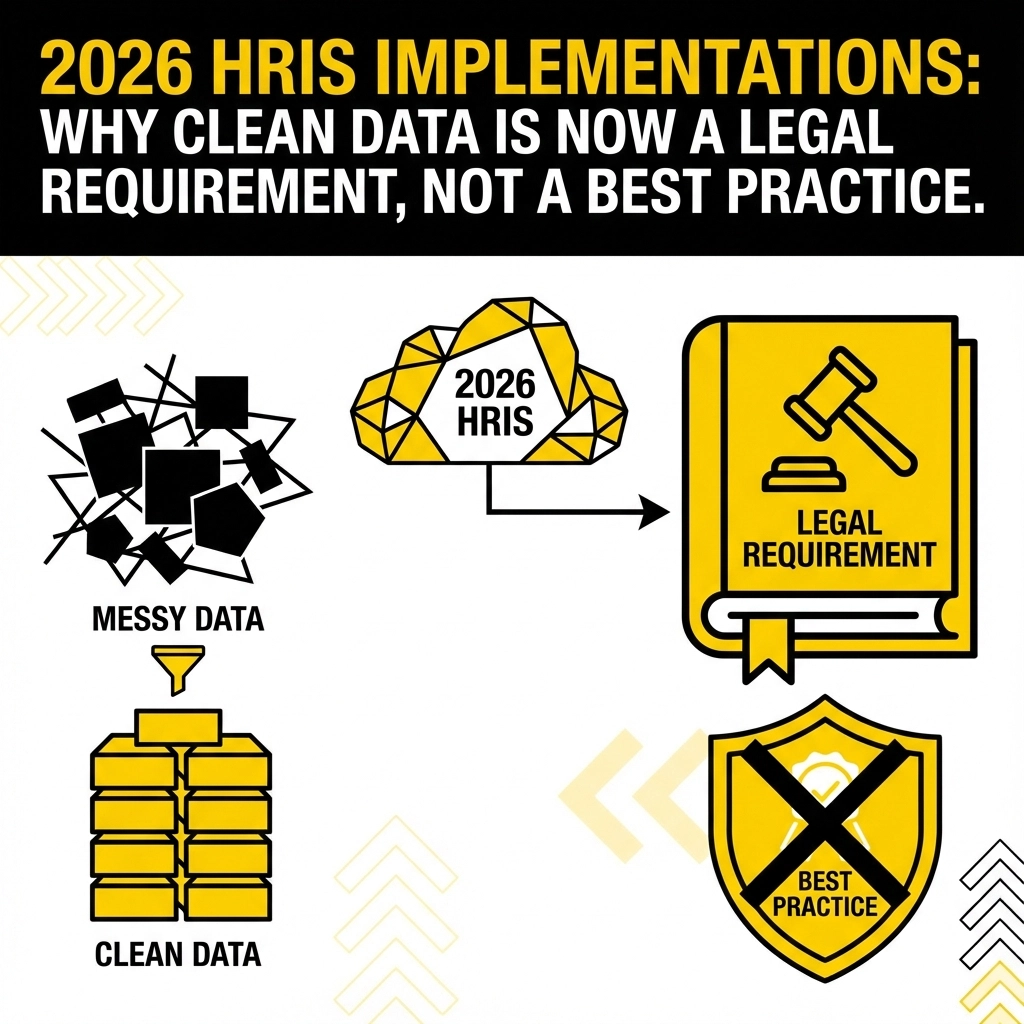 2026 HRIS Implementations: Why Clean Data Is Now a Legal Requirement, Not a Best Practice