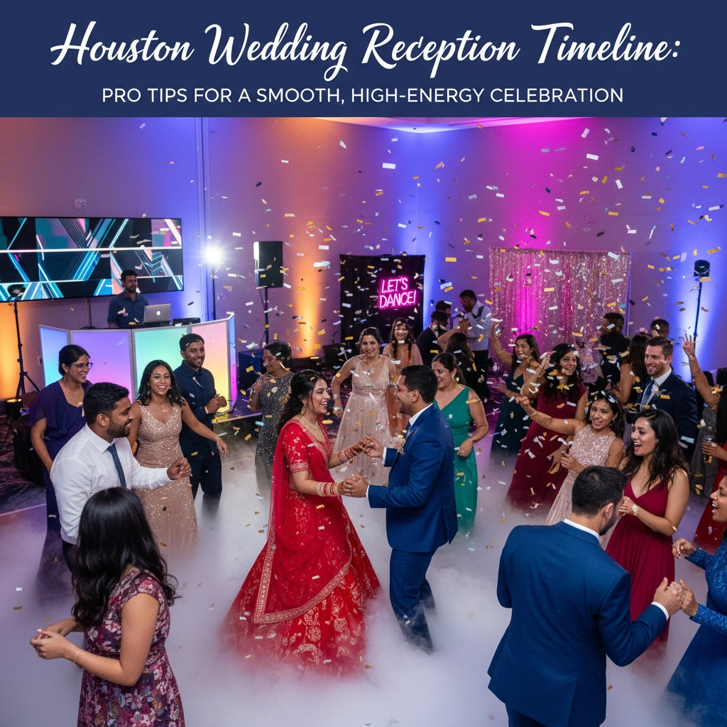 Houston Wedding Reception Timeline: Pro Tips for a Smooth, High-Energy Celebration