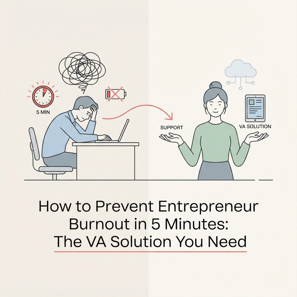 How to Prevent Entrepreneur Burnout in 5 Minutes: The VA Solution You Need