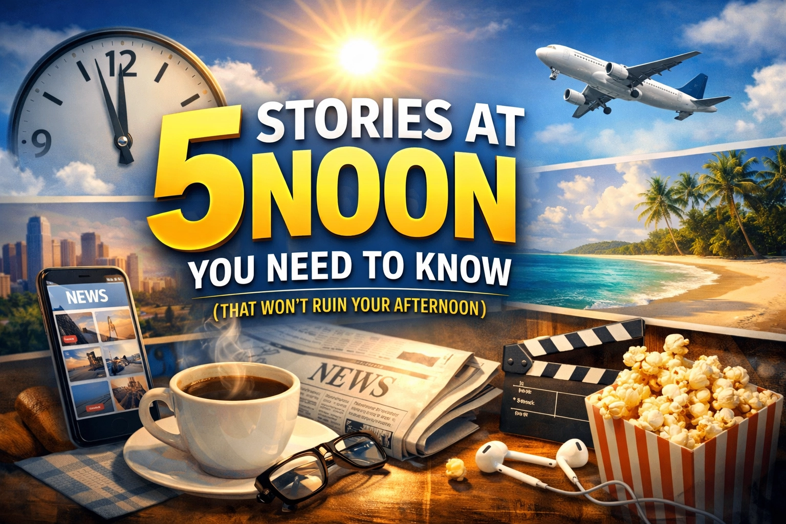 [HERO] 5 Stories at Noon You Need to Know (That Won