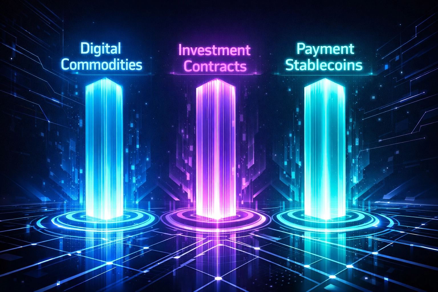 CLARITY Act digital asset categories: digital commodities, investment contracts, and payment stablecoins
