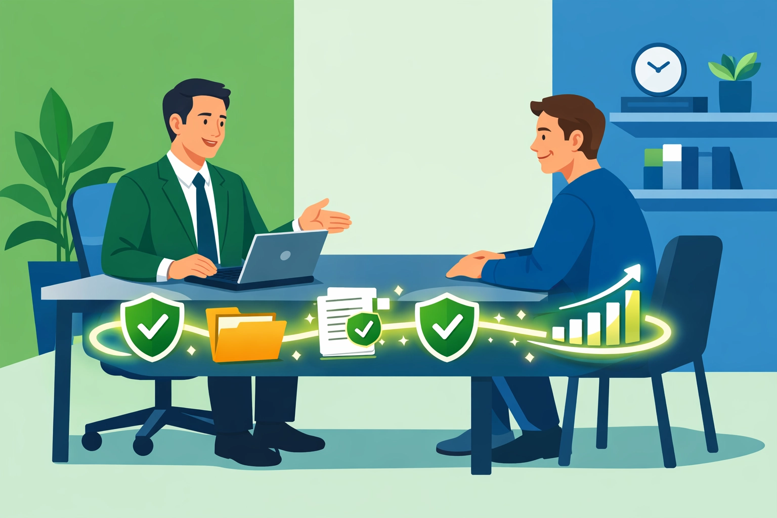 A concierge tax pro meeting with a client to discuss a strategic 2026 tax roadmap for financial security.