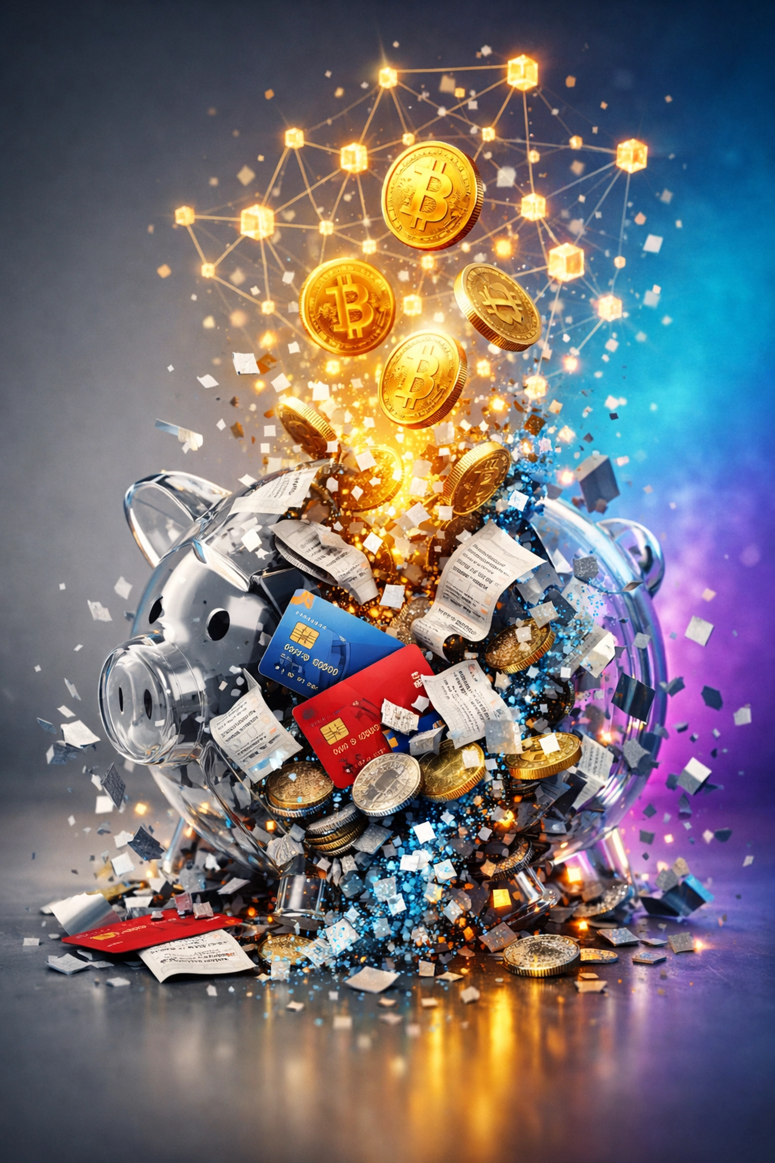 Traditional payment methods breaking apart as cryptocurrency and blockchain emerge for retail