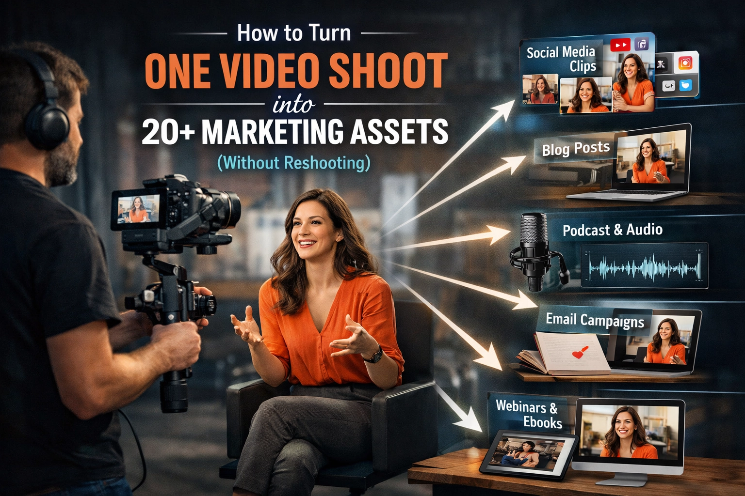 [HERO] How to Turn One Video Shoot into 20+ Marketing Assets (Without Reshooting)