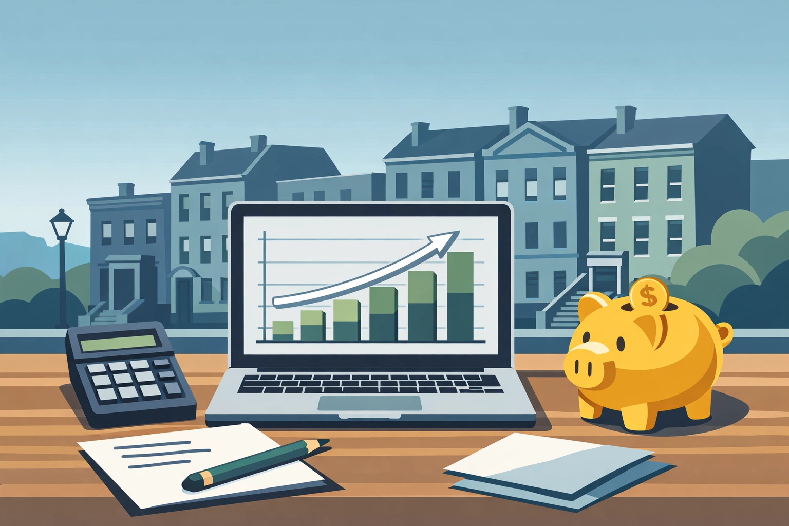 Financial strategy desk for business owners seeking a concierge tax pro for tax preparation in New Haven.