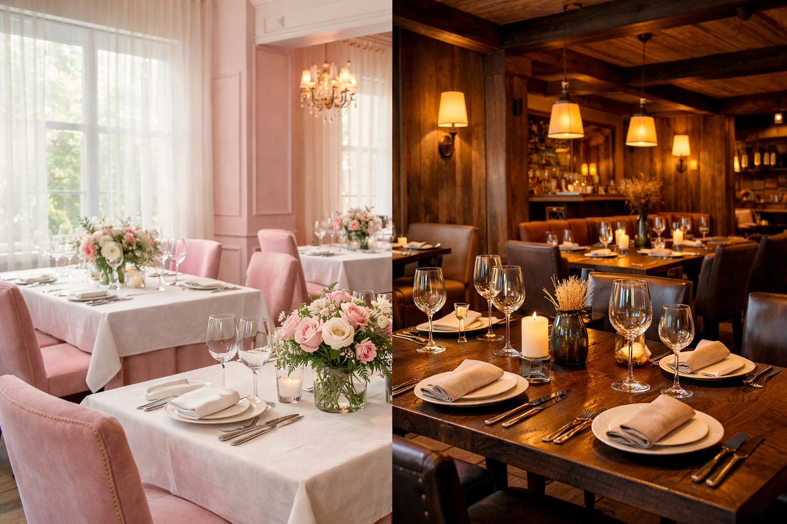Maria Isabel restaurant dining room in Pacific Heights featuring dual design aesthetic