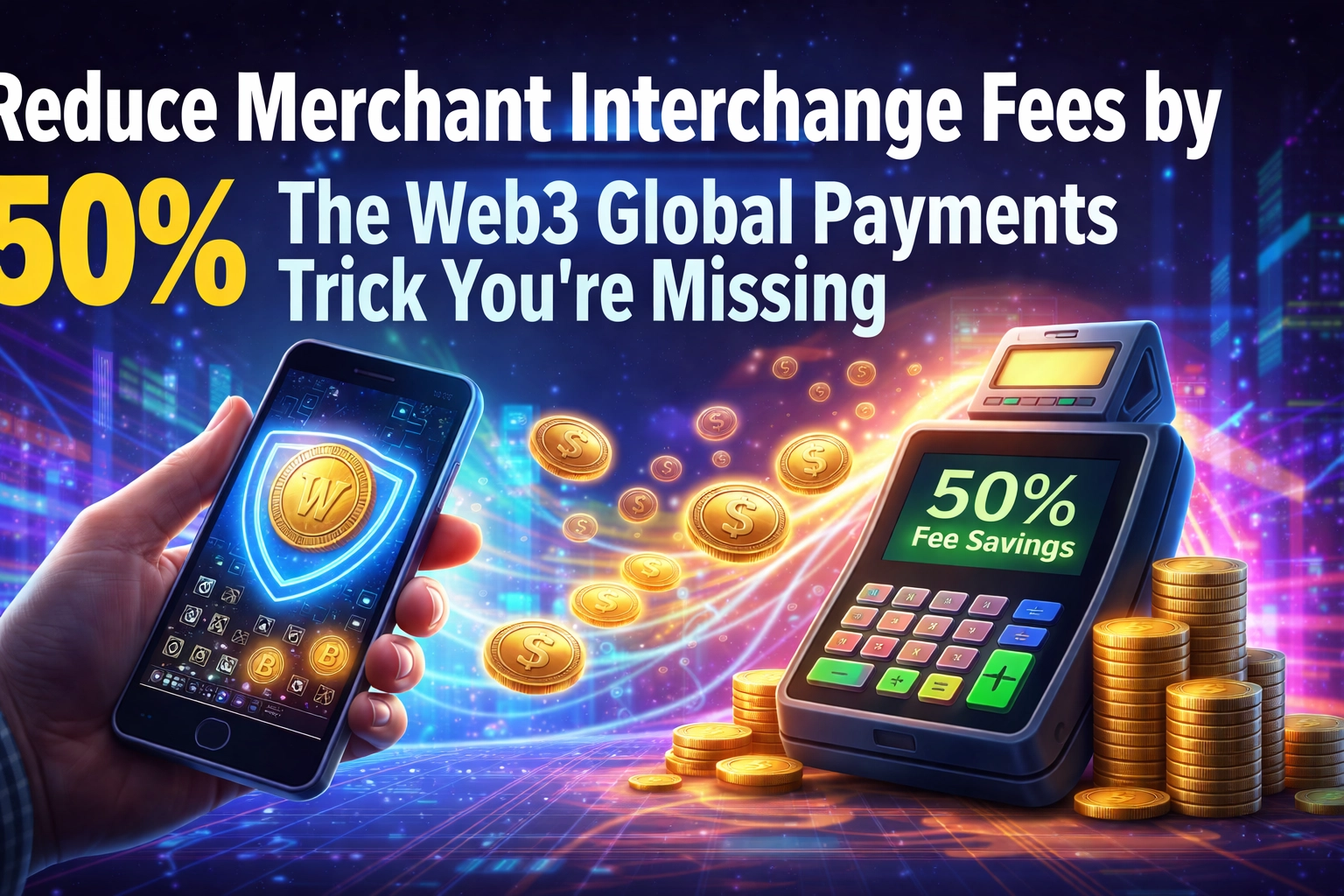 [HERO] Reduce Merchant Interchange Fees by 50%: The Web3 Global Payments Trick You