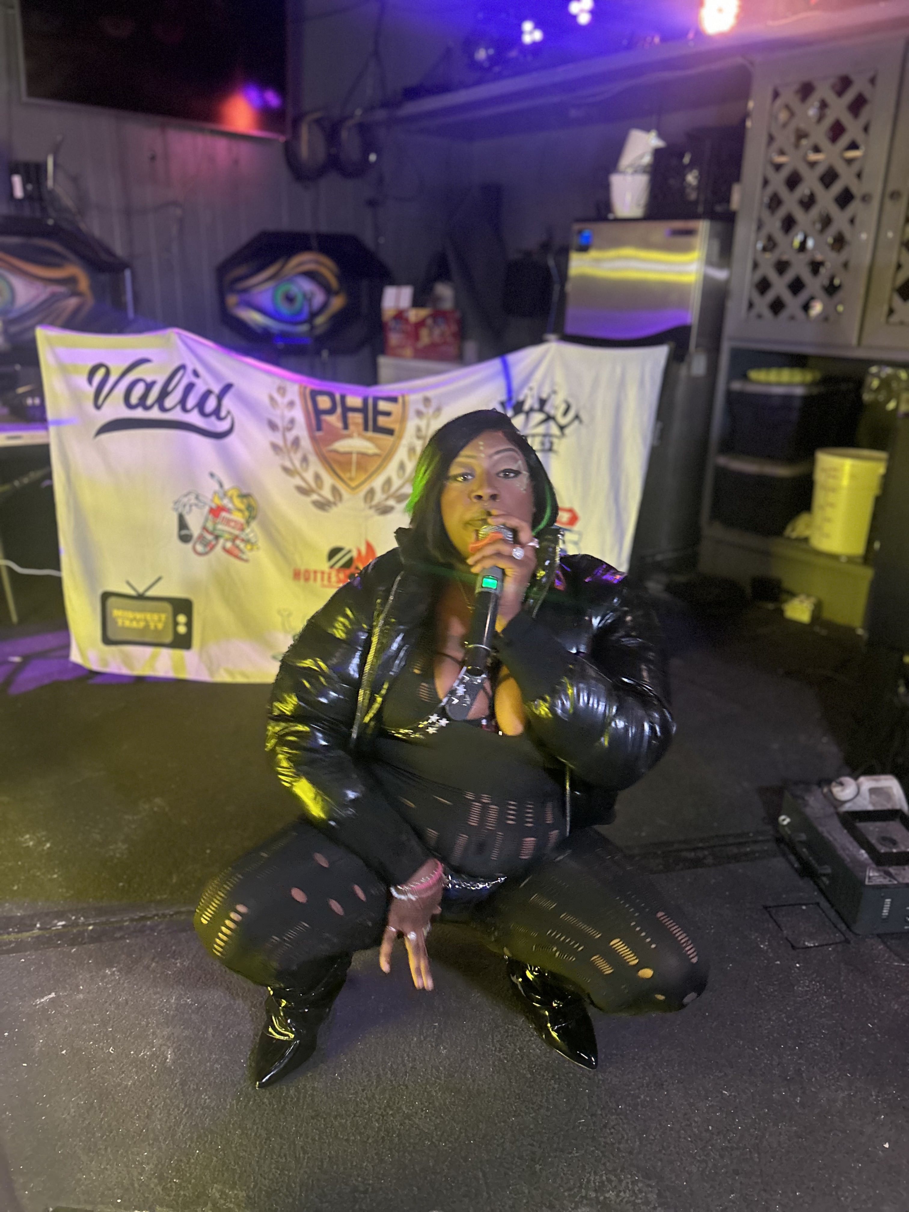 Artist performing at PHE L!VE event