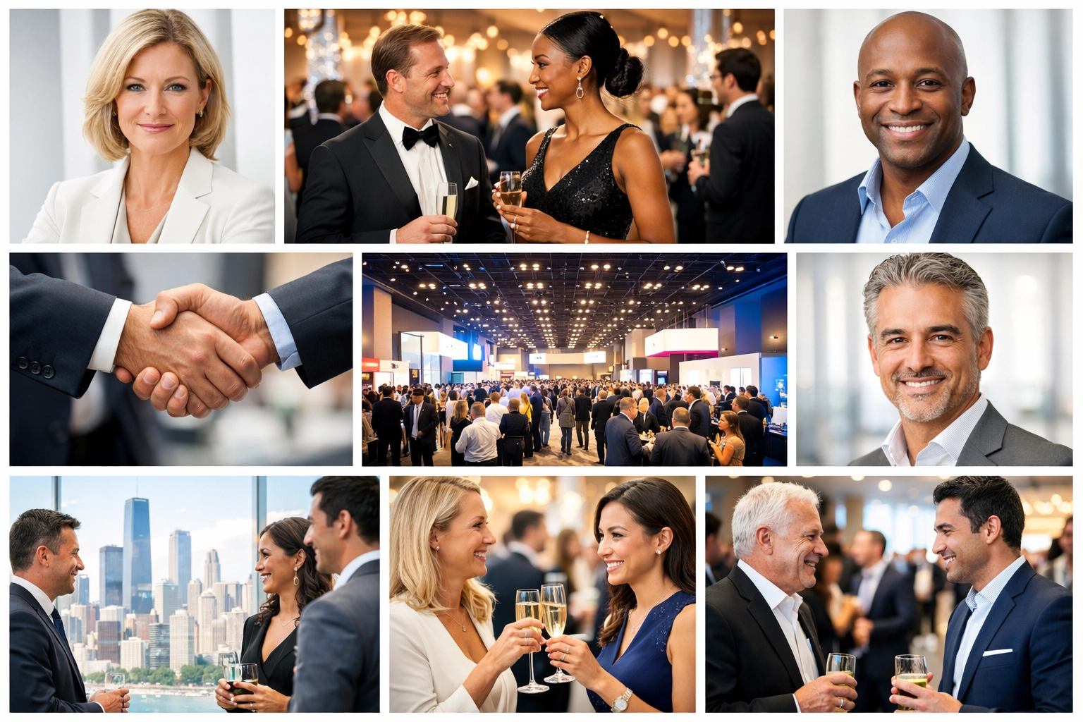 Professional corporate photography services showcasing business event photography and executive headshots.