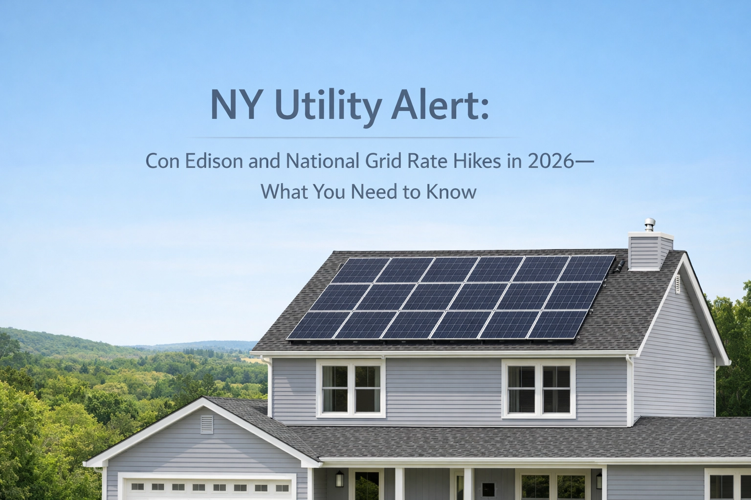 [HERO] NY Utility Alert: Con Edison and National Grid Rate Hikes in 2026, What You Need to Know