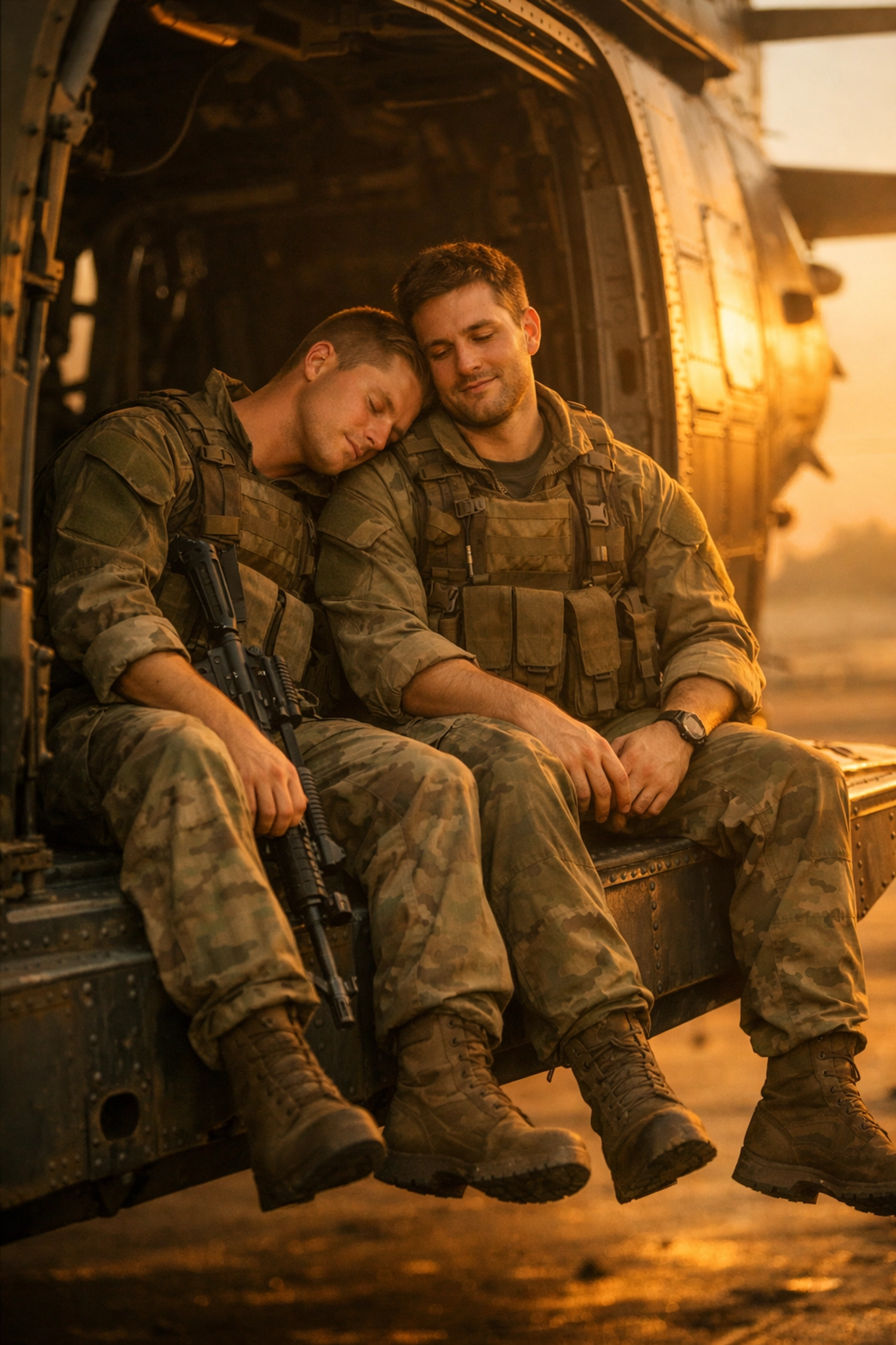 Military couple finding freedom during leave - gay romance in special forces