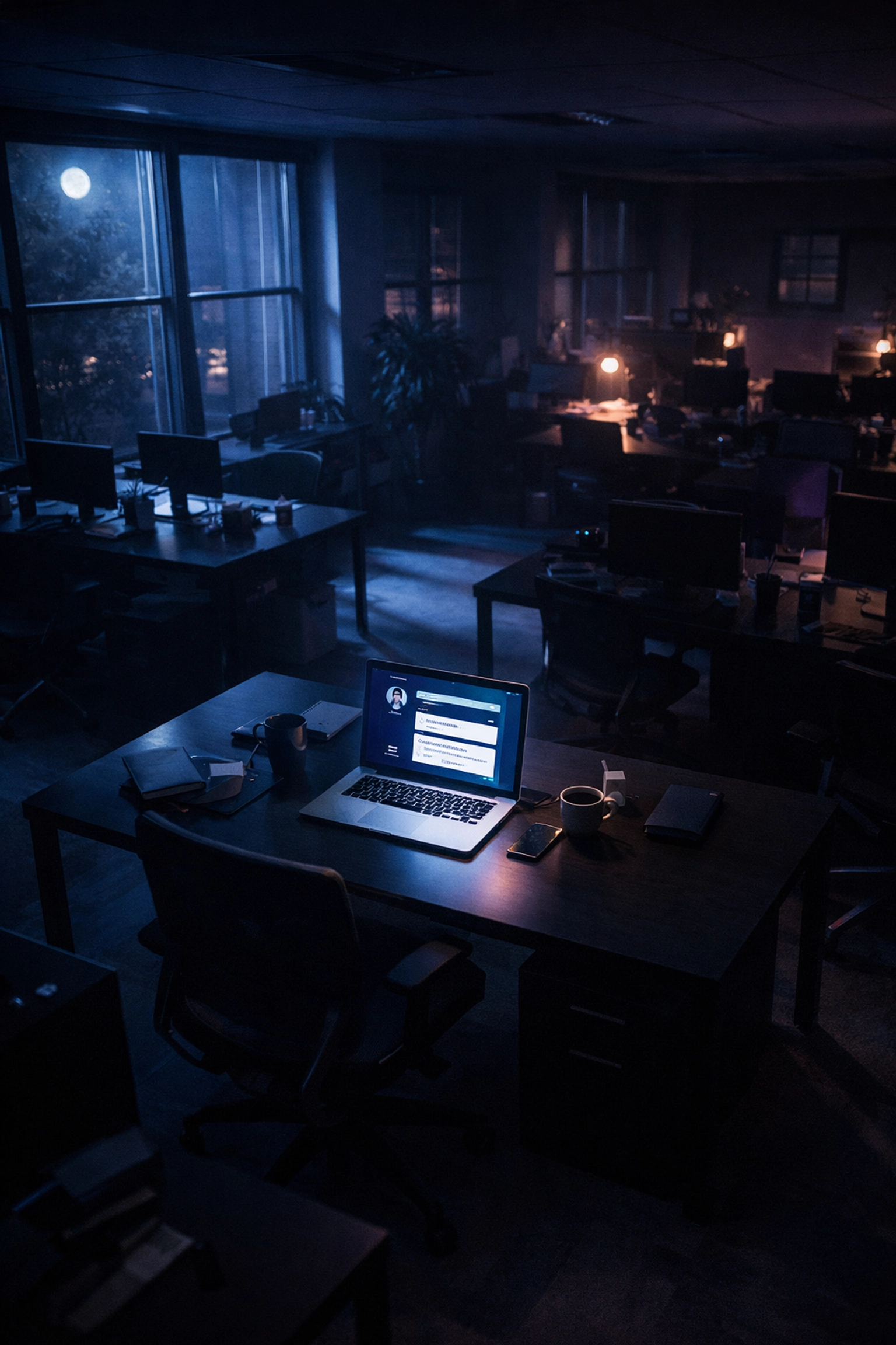 Agent IA travaillant la nuit pendant que l'équipe humaine dort - support client 24/7