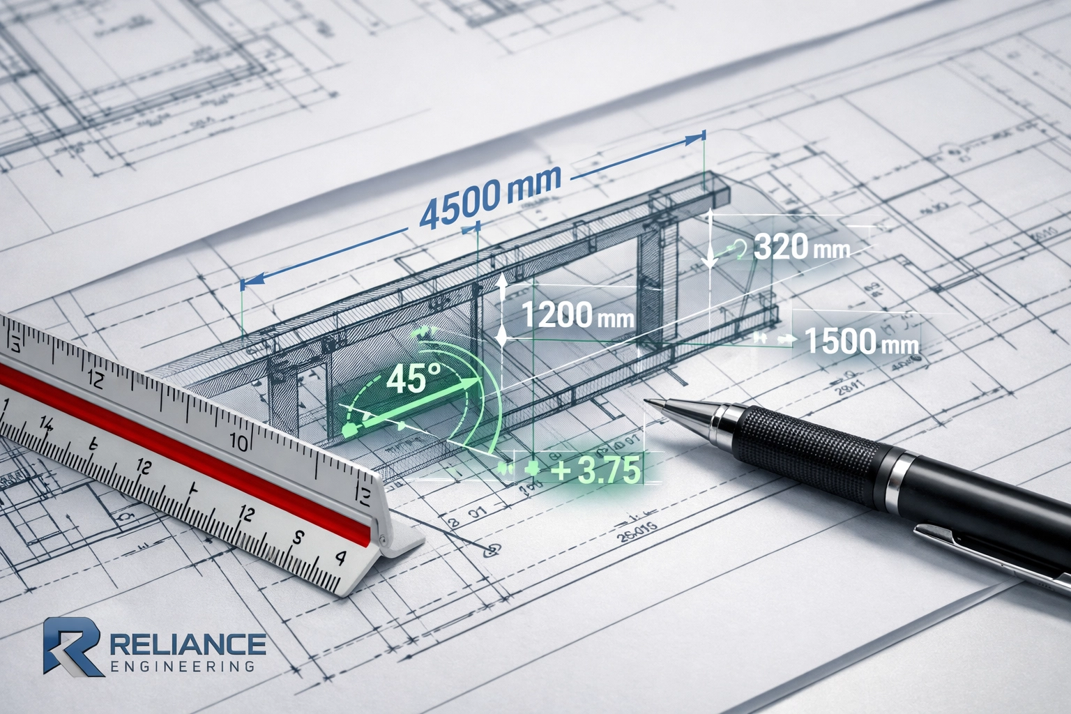 Architectural blueprints and structural details prepared by a P.Eng for Ontario building permit submission.