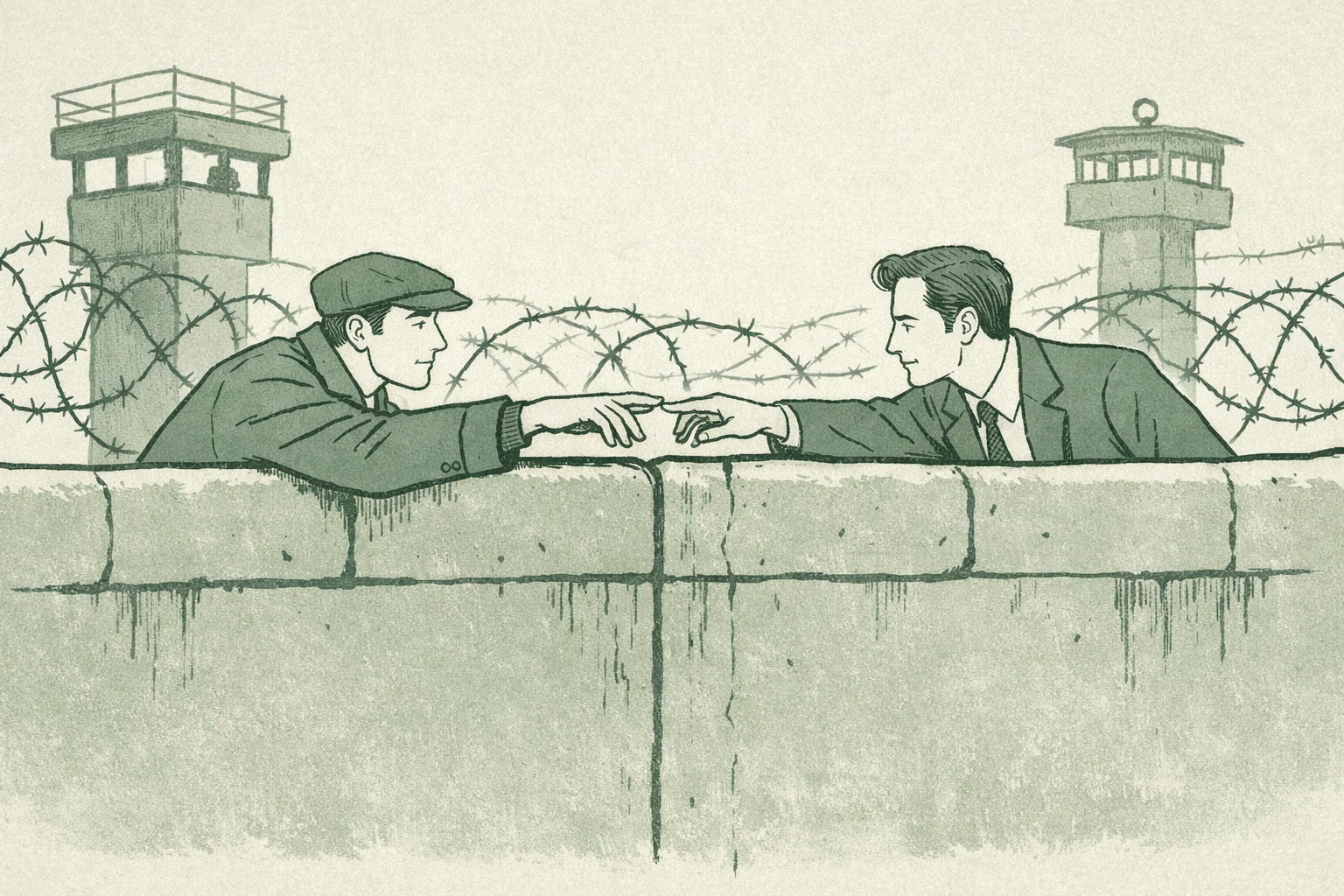 Cold War gay romance across Berlin Wall - historical MM fiction ready for Netflix adaptation