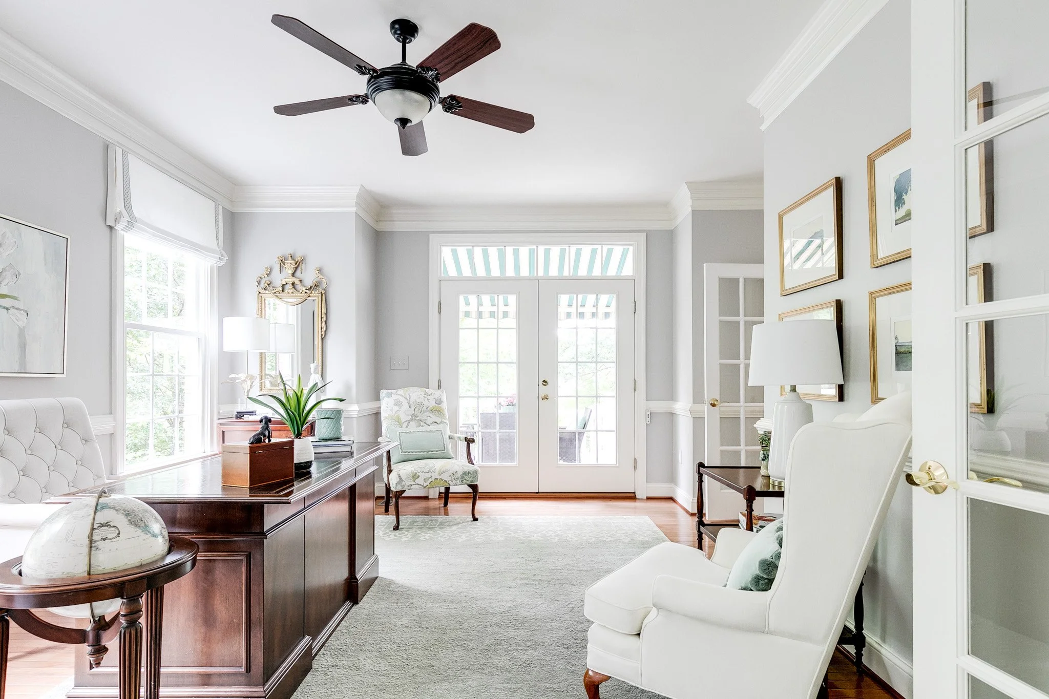 Bright Elegant Home Office